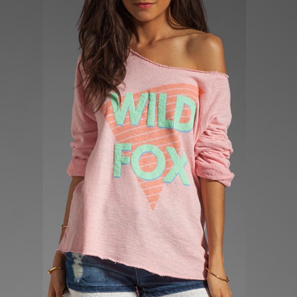 ☘️ NWT WILDFOX Fonda Fox Sweater - Picture 2 of 4